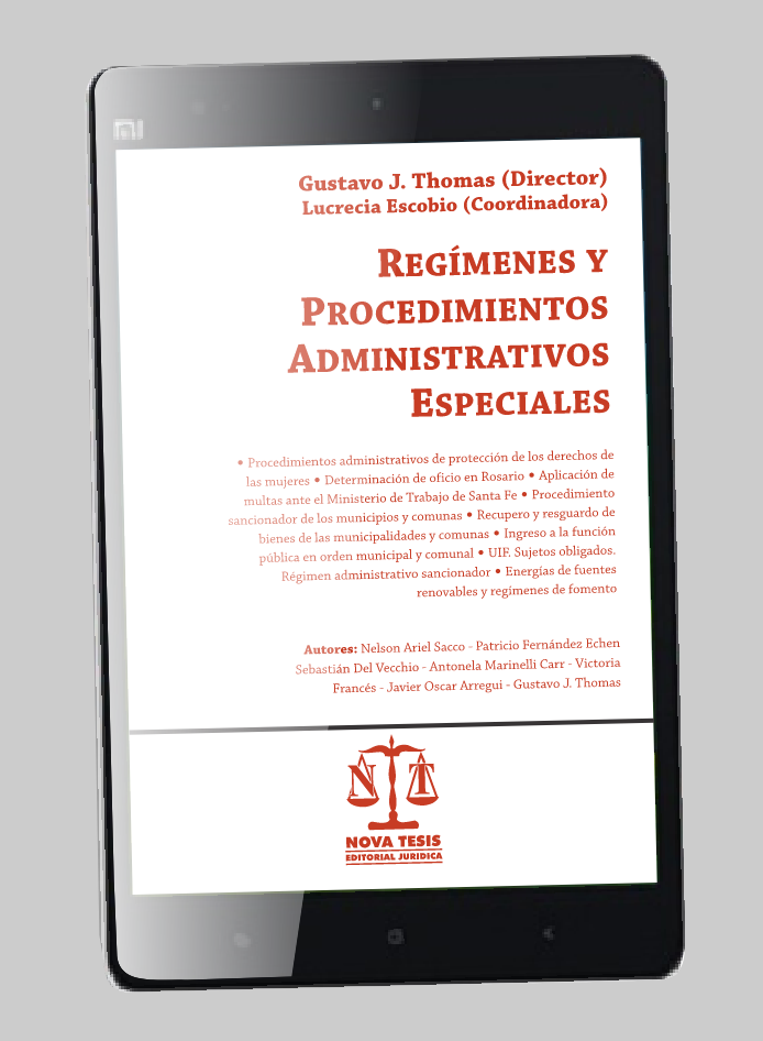 Regímenes y procedimientos administrativos especiales